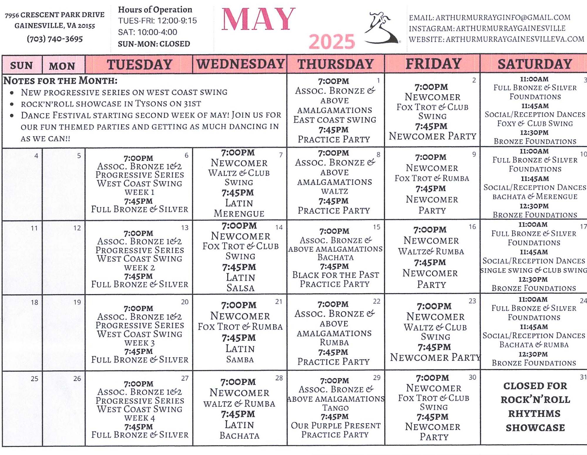 Gainesville May 2025 calendar
