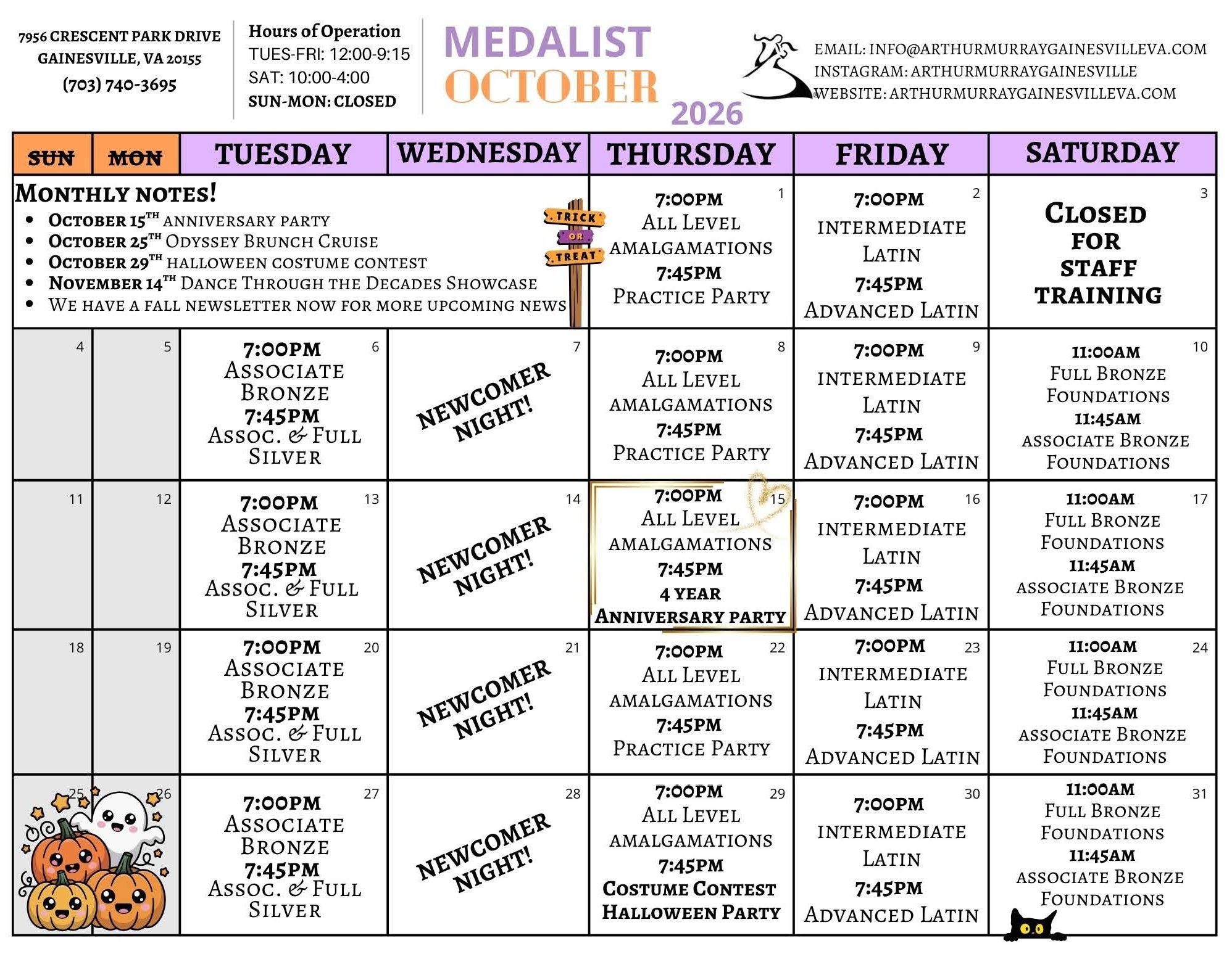 October 2026 - Gainesville - Medalist