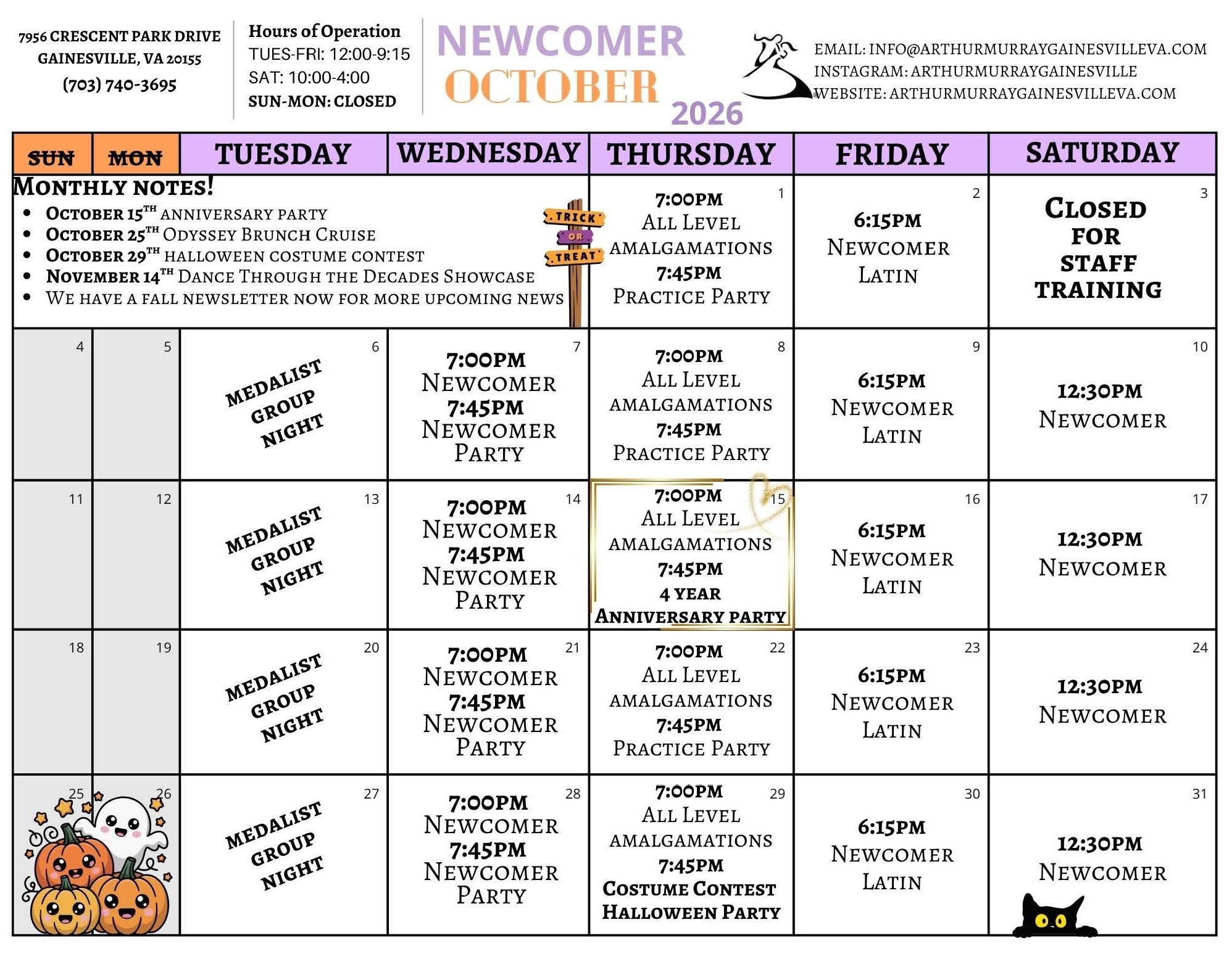October 2026 - Gainesville - Newcomer